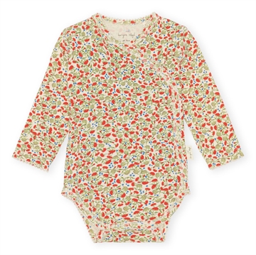 Konges Sløjd Basic LS Newborn Body GOTS Carnations